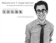Tablet Screenshot of dtcooper.com